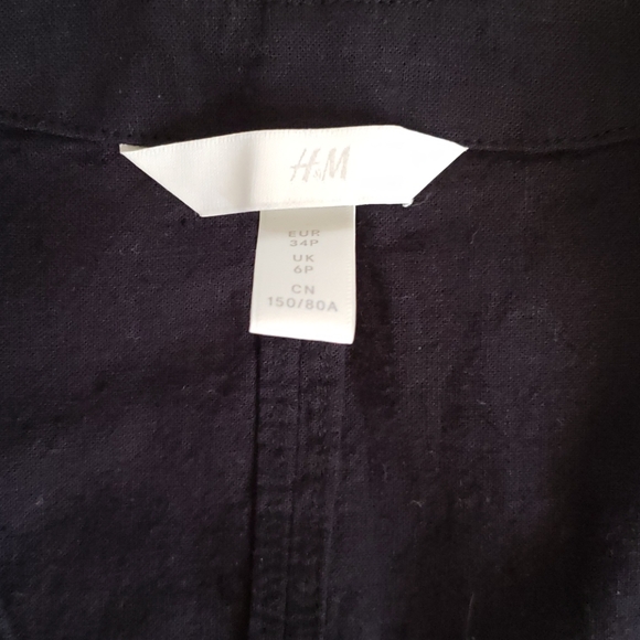 Linen button wrap top H&M - Picture 2 of 4